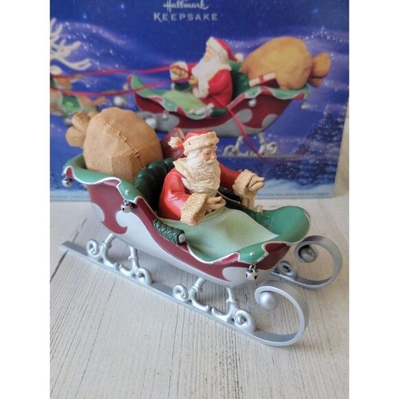 Hallmark Santa's Midnight Ride Dash away all 2005 xmas figure - Picture 2 of 7